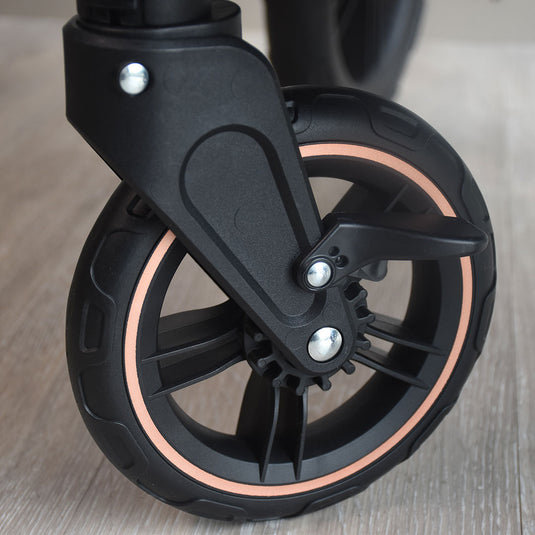 Coche 2 en 1 moisés y paseador con sistema plegable, con espaldar ajustable, estructura desmontable y sistema de plegado compacto, hecho en material resistente de alta calidad - Mobilu