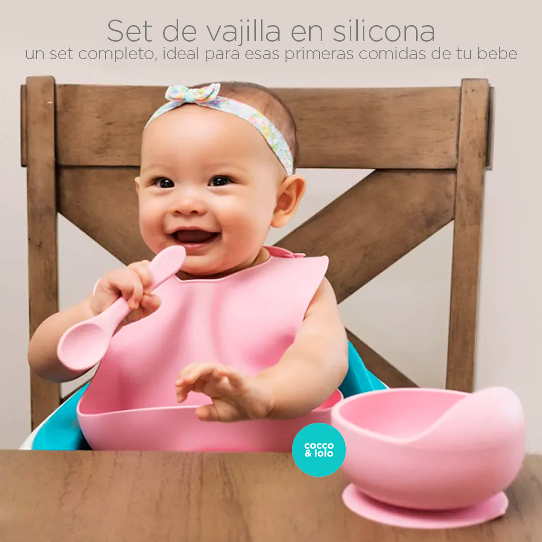 Vajilla Silicona para Bebes –