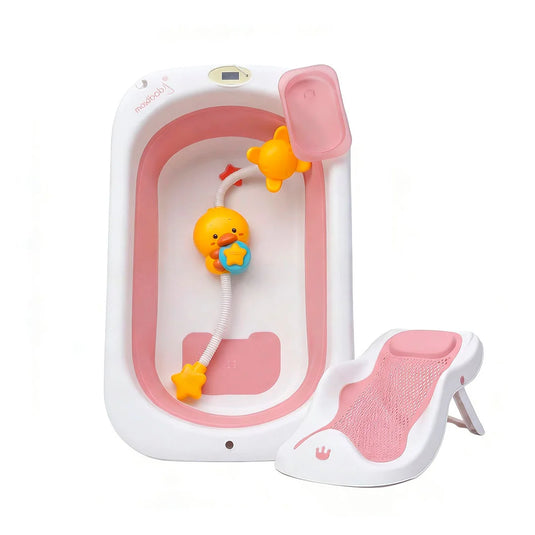 Combo bañera V2 con soporte rígido y ducha eléctrica - Maxibaby