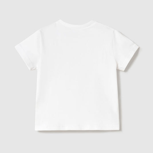 Conjunto tejido 3pz pantalón corto con tirantes para bebé, camiseta de tela transpirable, buzo tejido con botones, en algodón hipoalergénico - Mayoral