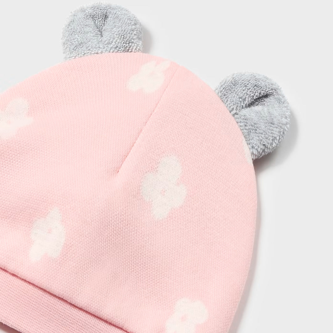 Conjunto Overall gorro Rosa Baby Mayoral