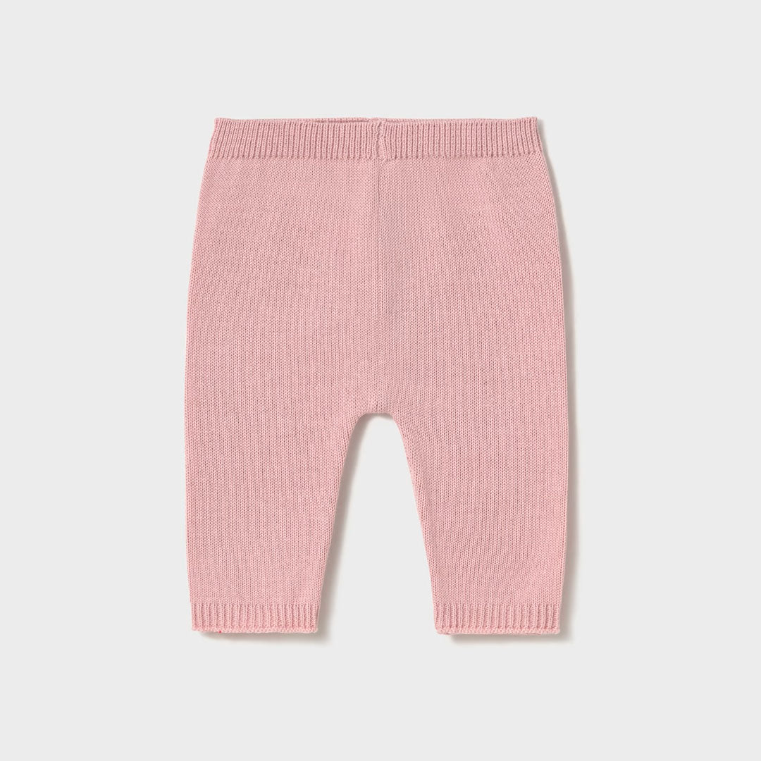 Conjunto 3pz tejido para recién nacido, camiseta manga larga, buzo tejido con detalle bordado, pantalón tejido en algodón hipoalergénico - Mayoral