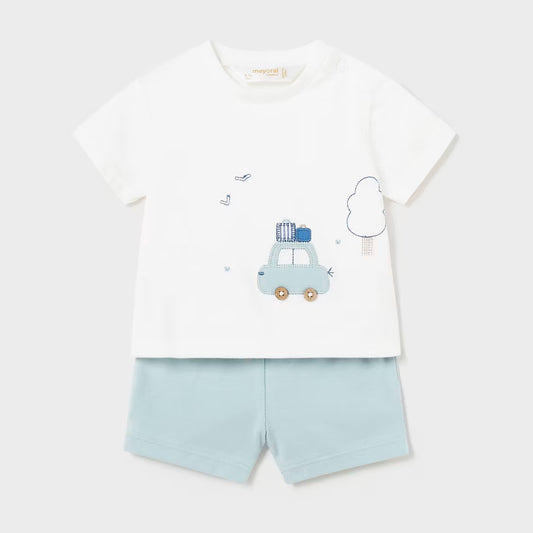 Conjunto short / camiseta para recién nacido - Mayoral