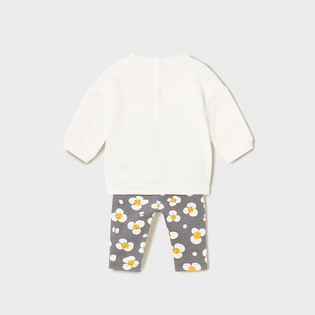 Conjunto Honey Mayoral Conjunto Blanco/Gris / 2 - 4 M