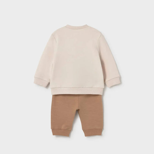 Conjunto 2 piezas con buzo estampado y pantalón - Mayoral
