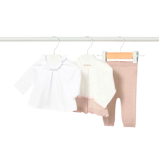Conjunto blusa con cuello bolero, buzo y pantalón - Mayoral