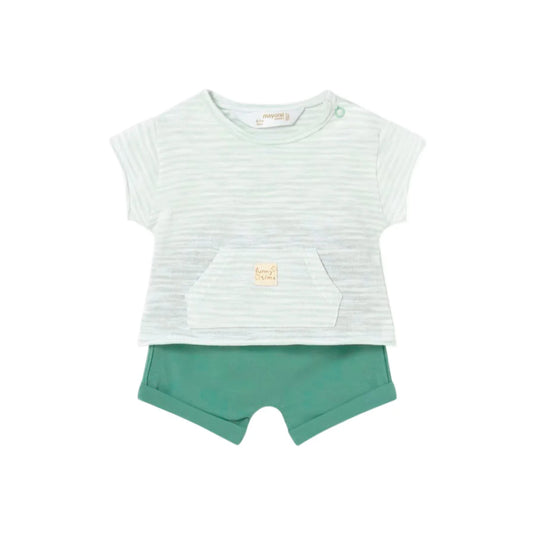 Conjunto camiseta manga corta y short para bebé - Mayoral