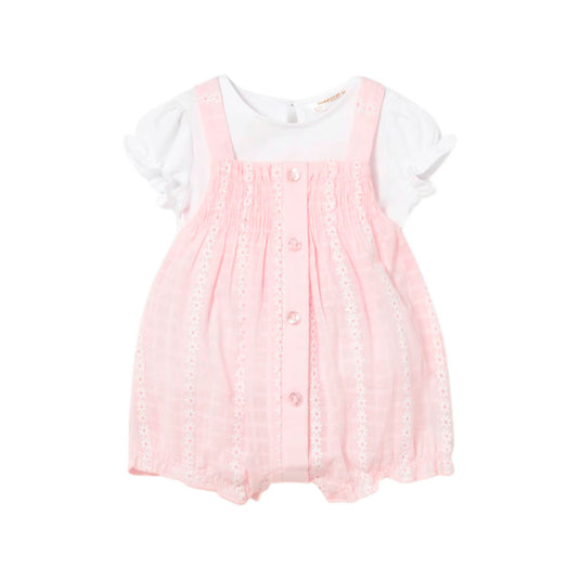 Conjunto blusa bolero con Overall estampado floral - Mayoral