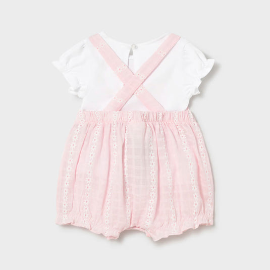 Conjunto blusa bolero con Overall estampado floral - Mayoral