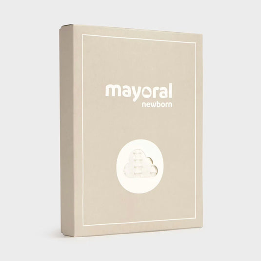 Conjunto tejido blanco primer día para recién nacido - Mayoral