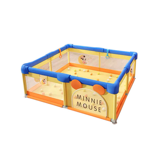 Corral de juegos y centro de actividades para bebés, parque de juegos infantil que incluye pelotas y agarraderas, con base antideslizante y malla transpirable