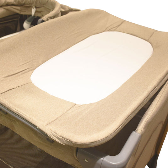 Corral colecho con cambiador y moisés, sistema plegable con bolsa viajera, con ruedas traseras para fácil movimiento, cambiador ajustable a la estructura, con mosquitero retirable - Kidilo - Cocco Semana 2026