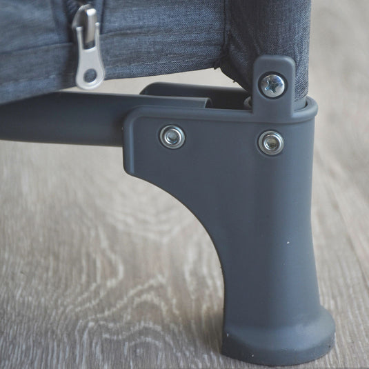 Corral colecho con mosquitero y cambiador, con sistema de plegado, mallas laterales, cambiador ajustable a la estructura, con móvil de peluches - Kidilo