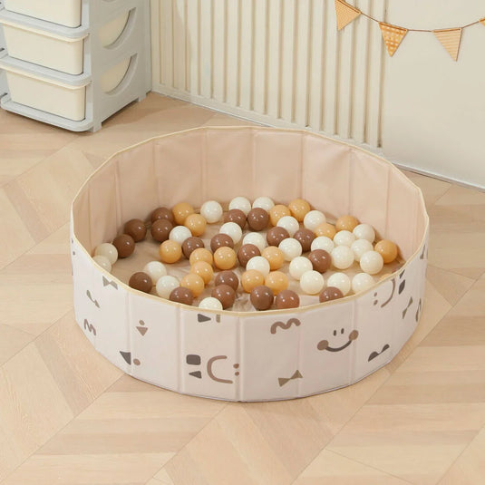 Corral piscina de juego con paredes plegables para bebé, paredes del corral se doblan para almacenar fácilmente, ideal para interiores y exteriores, fácil de llevar, hecho en material resistente de alta calidad