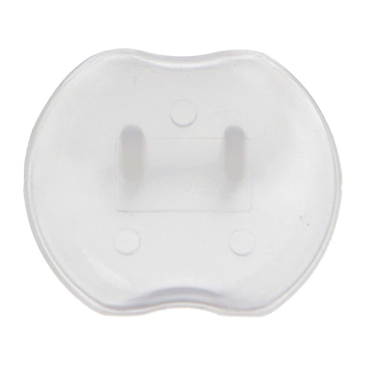 Paquete x12 cubiertas protectoras para enchufes, de instalación fácil y rápida, hecho en plástico resistente y duradero, de color traslucido para no llamar la atención del bebé - DreamBaby