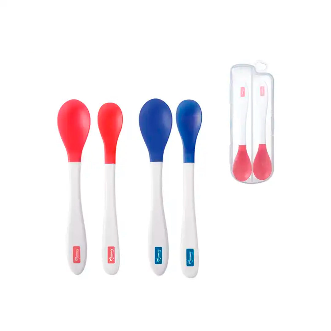 Set x2 cucharas sensibles al calor, que cambian de color - Momeasy