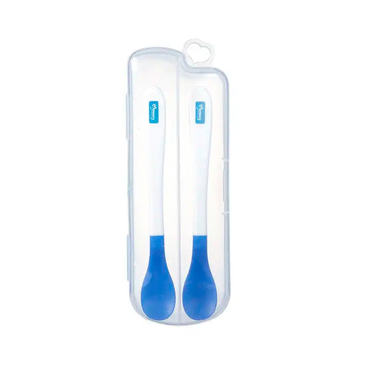 Set x2 cucharas sensibles al calor, que cambian de color - Momeasy Azul