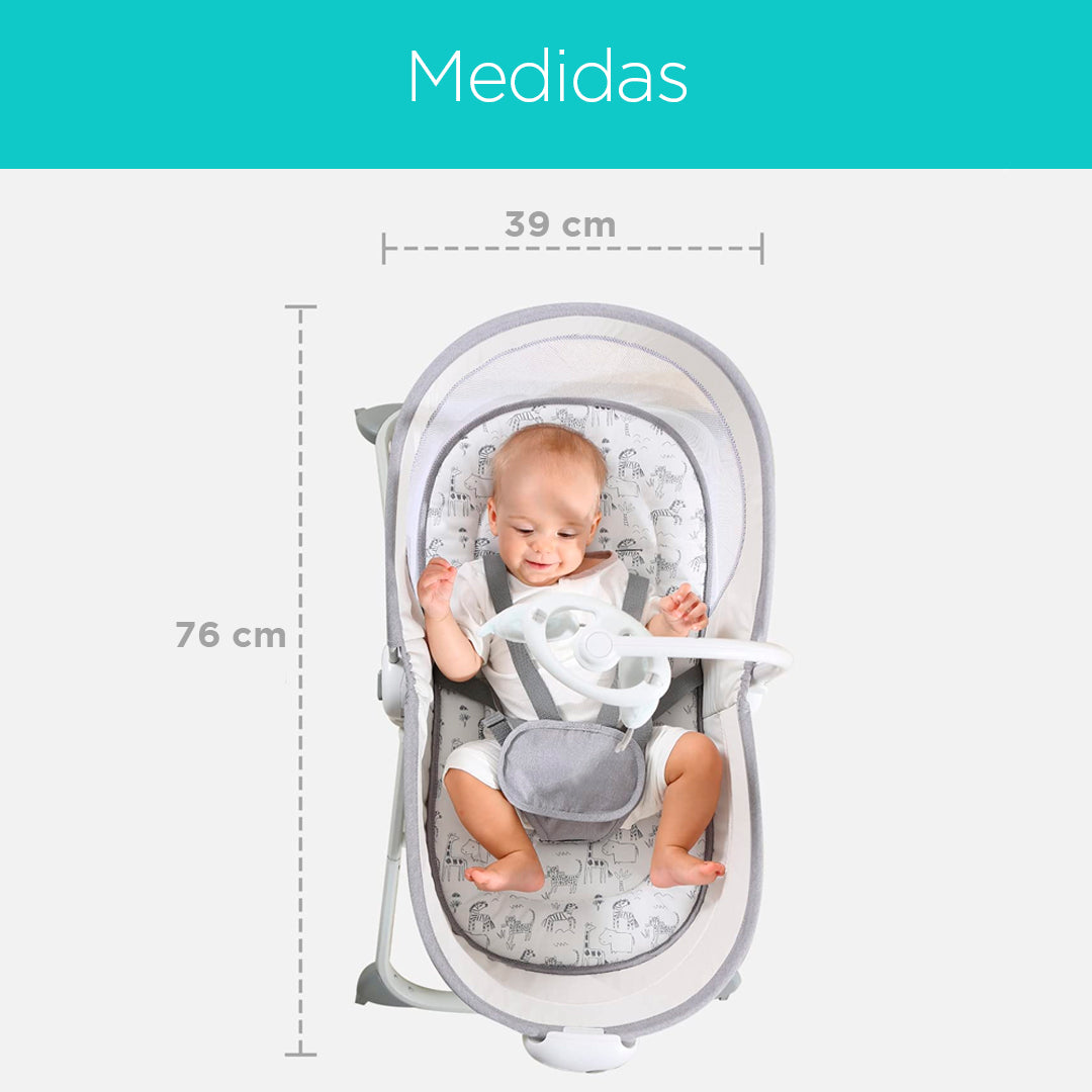 Cuna para bebé multifuncional con sonido y vibración 6 en 1 - Mastela