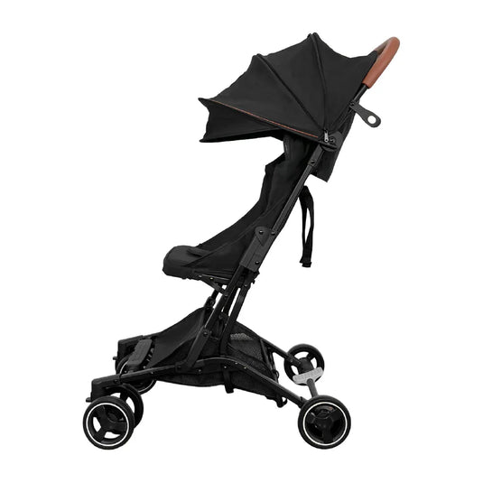 Coche paseador ultracompacto Clik It para bebé, ligero y plegable, apto para cabina de avión, con arnés de 5 puntos y reclinación múltiple - Priori