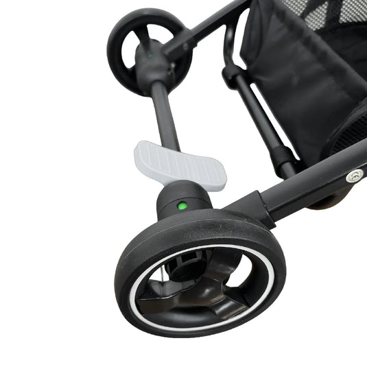 Coche paseador ultracompacto Clik It para bebé, ligero y plegable, apto para cabina de avión, con arnés de 5 puntos y reclinación múltiple - Priori