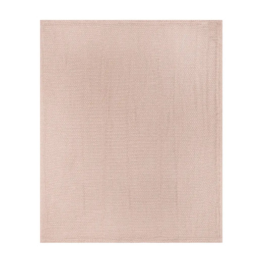 Cobija de tejido calado de algodón para bebé, transpirable y reguladora de temperatura, ideal para todas las estaciones.