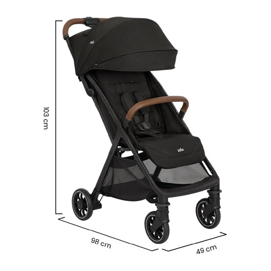 Coche paseador pact pro ultraligero y compacto, tipo maleta, 3 en 1 con plegado con una mano, de recién nacido hasta 22 kg - Joie