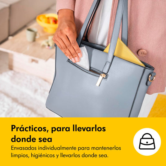 Discos absorbentes respirables x30und para la lactancia, diseñados para circulación de aire, hechos en material suave al tacto, empacados individualmente - Medela