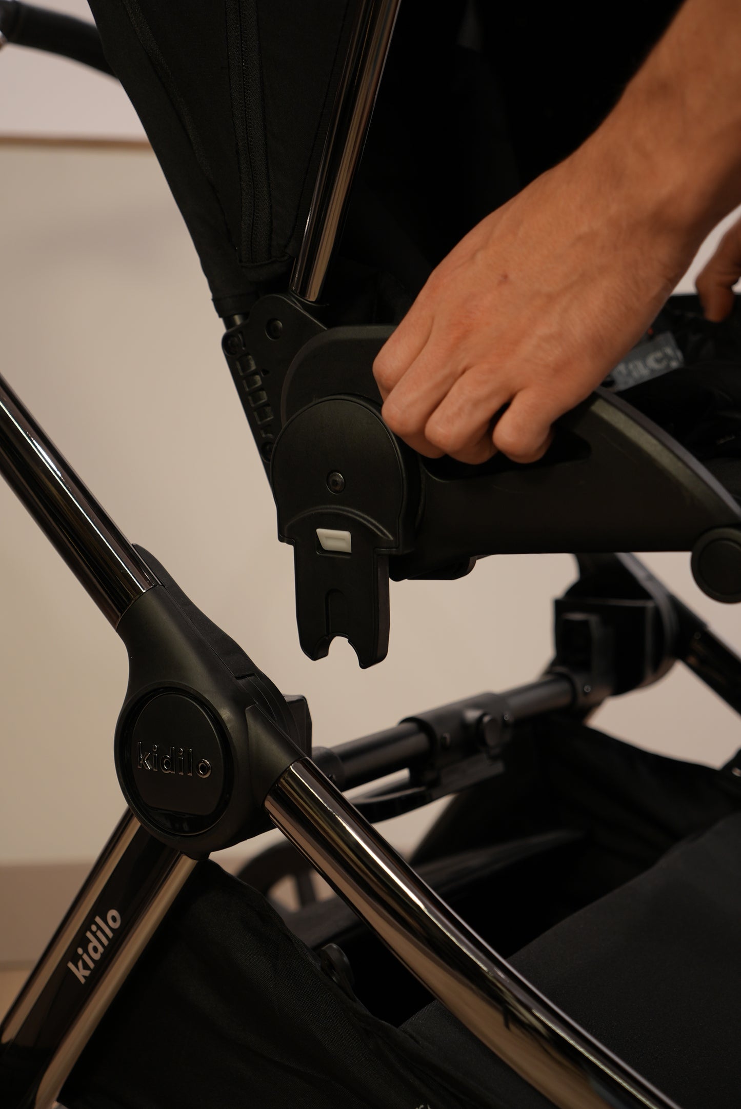 Coche moisés y paseador 3 en 1, con sistema de plegado fácil, ideal para bebés recién nacidos hasta los 4 años aprox, ajustes de reclinado y de capota cubresol - Kidilo