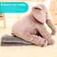 Almohada con diseño de elefante, antirreflujo, tela 100% antialérgica y cobija incluida
