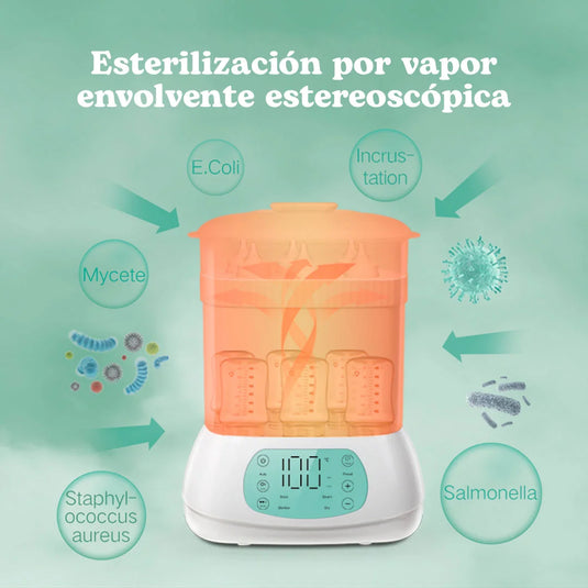 Esterilizador y secador de teteros por vapor - PupiKids