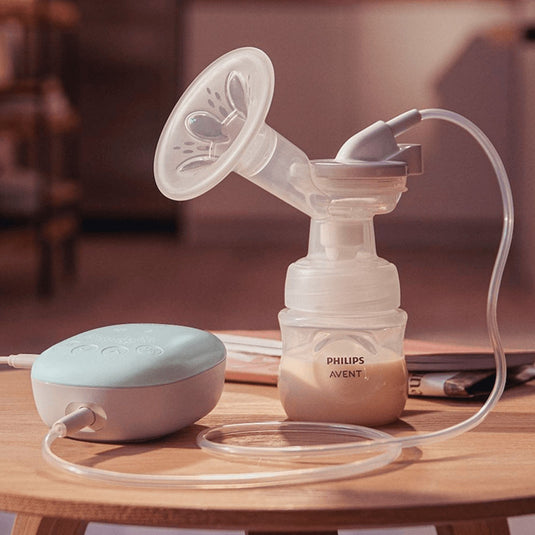 Extractor de leche eléctrico de 4 niveles, configuración intuitiva, almohadilla de silicona suave y flexible para cada pezón, motor pequeño y compacto - Philips Avent - Cocco Semana 2026