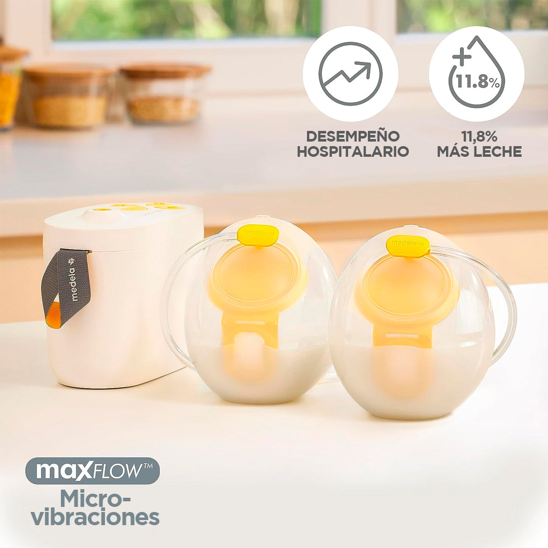 Extractor de leche eléctrico doble, estilo Manos Libres - Medela