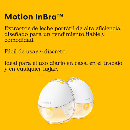 Extractor eléctrico doble manos libres Motion InBra™ - Medela