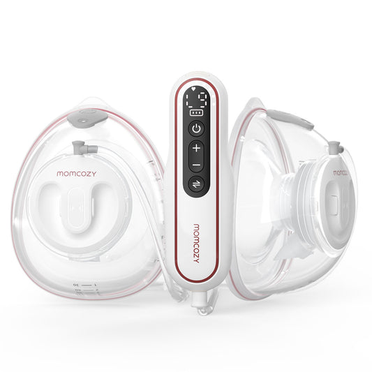 Extractor eléctrico manos libres y portátil V2PRO ultraligero, con 3 modos de succión y 9 niveles de potencia, tamaño compacto fácil de llevar a todos lados, buena duración de carga - Momcozy