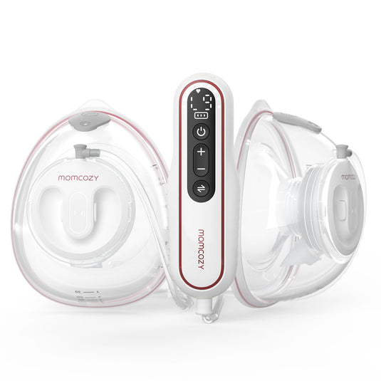 Extractor eléctrico manos libres y portátil V2PRO ultraligero, con 3 modos de succión y 9 niveles de potencia, tamaño compacto fácil de llevar a todos lados, buena duración de carga - Momcozy