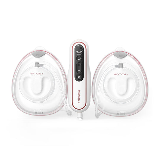 Extractor eléctrico manos libres y portátil V2PRO ultraligero, con 3 modos de succión y 9 niveles de potencia, tamaño compacto fácil de llevar a todos lados, buena duración de carga - Momcozy