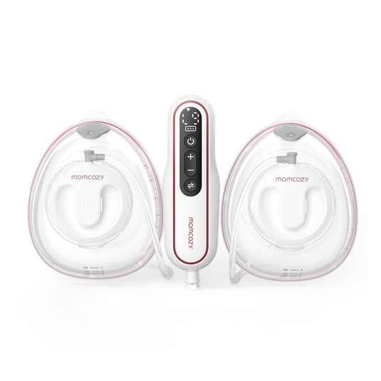 Extractor eléctrico manos libres y portátil V2PRO ultraligero, con 3 modos de succión y 9 niveles de potencia, tamaño compacto fácil de llevar a todos lados, buena duración de carga - Momcozy