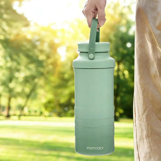 Enfriador portátil de leche materna con tecnología de enfriamiento 360°, capacidad de 22oz, mantiene la leche fría por más de 24 horas, libre de BPA - Momcozy