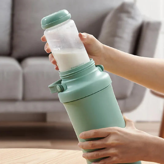 Enfriador portátil de leche materna con tecnología de enfriamiento 360°, capacidad de 22oz, mantiene la leche fría por más de 24 horas, libre de BPA - Momcozy