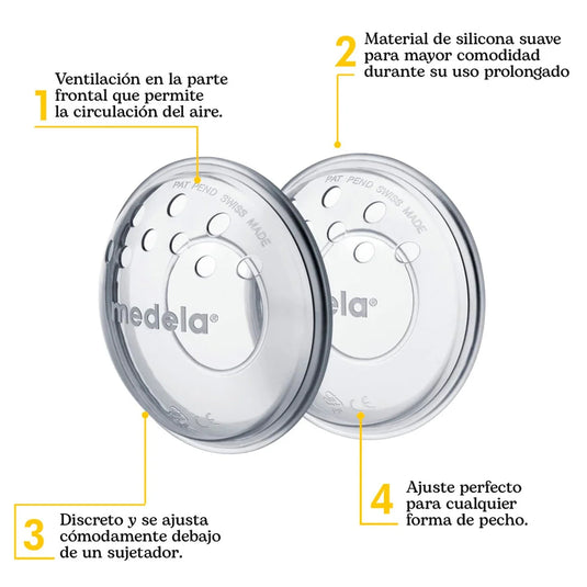 Formadores de pezón x2 unidades 100% libres de BPA - Medela