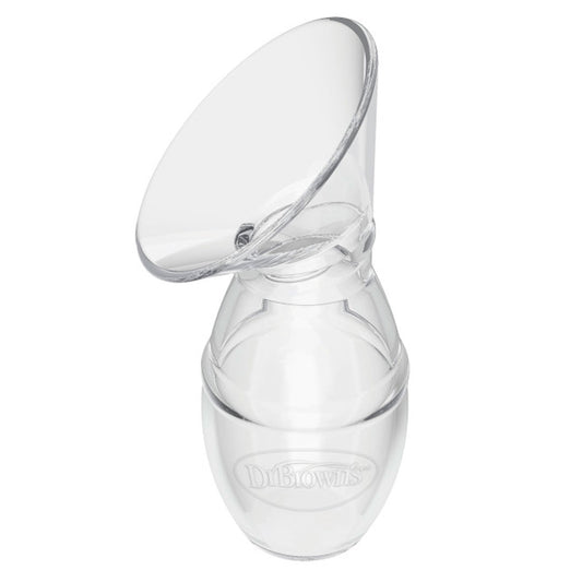 Hakka recolectora de leche con tetero 4oz y tula de transporte, paquete de 3pz, recolector en silicona 100% libre de BPA, diseño ligero y compacto, biberón de 120ml boca ancha, bolsa de viaje - Dr Brown's