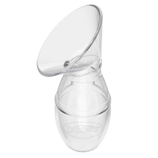 Hakka recolectora de leche con tetero 4oz y tula de transporte, paquete de 3pz, recolector en silicona 100% libre de BPA, diseño ligero y compacto, biberón de 120ml boca ancha, bolsa de viaje - Dr Brown's