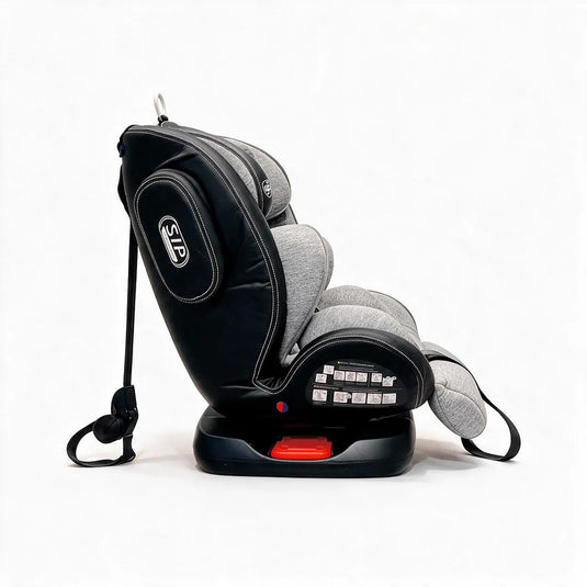 Silla para carro 360° para bebé de 0-38 kg Isofix, con sistema de giro completo, reposacabezas regulable y sus múltiples inclinaciones, sistema de Fijación Isofix para Grupo 0/1/2/3 (0-38 kg) – Kidilo