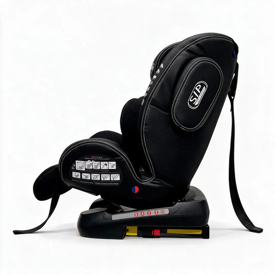 Silla para carro 360° para bebé de 0-38 kg Isofix, con sistema de giro completo, reposacabezas regulable y sus múltiples inclinaciones, sistema de Fijación Isofix para Grupo 0/1/2/3 (0-38 kg) – Kidilo