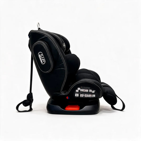Silla para carro 360° para bebé de 0-38 kg Isofix, con sistema de giro completo, reposacabezas regulable y sus múltiples inclinaciones, sistema de Fijación Isofix para Grupo 0/1/2/3 (0-38 kg) – Kidilo