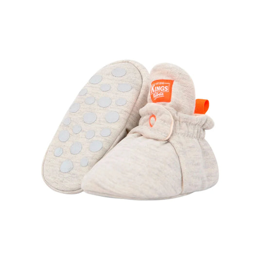 Zapatitos Algodón Gripper Orange Pop para bebé - Kings & Rebels