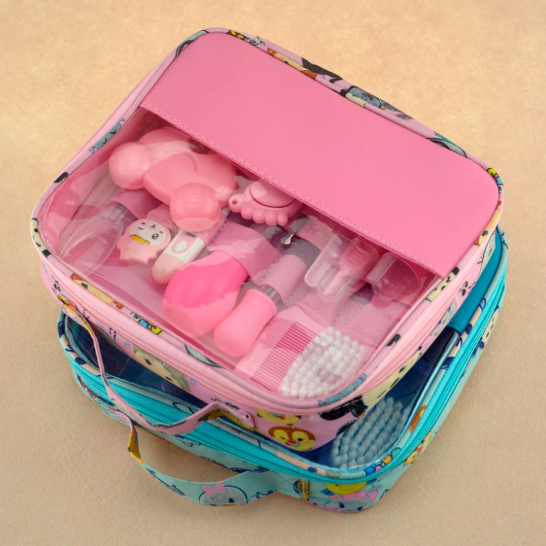 Kit de aseo para bebe recién nacido de 15 piezas + lima eléctrica, en estuche Disney