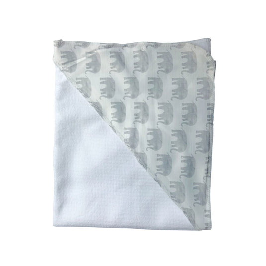 Kit de baño 6pz con toalla con capucha y babitas, set de toalla con capucha, paquete de 4 babitas para bebé, una esponja con diseño animado