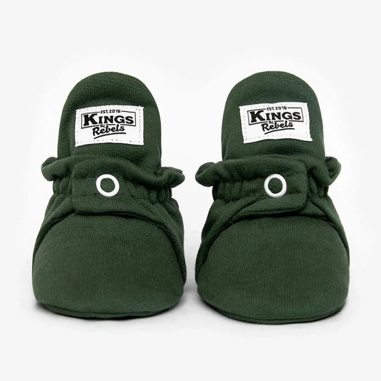 Zapatitos Algodón Classic Verde para bebé - Kings & Rebels