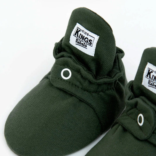 Zapatitos Algodón Classic Verde para bebé - Kings & Rebels
